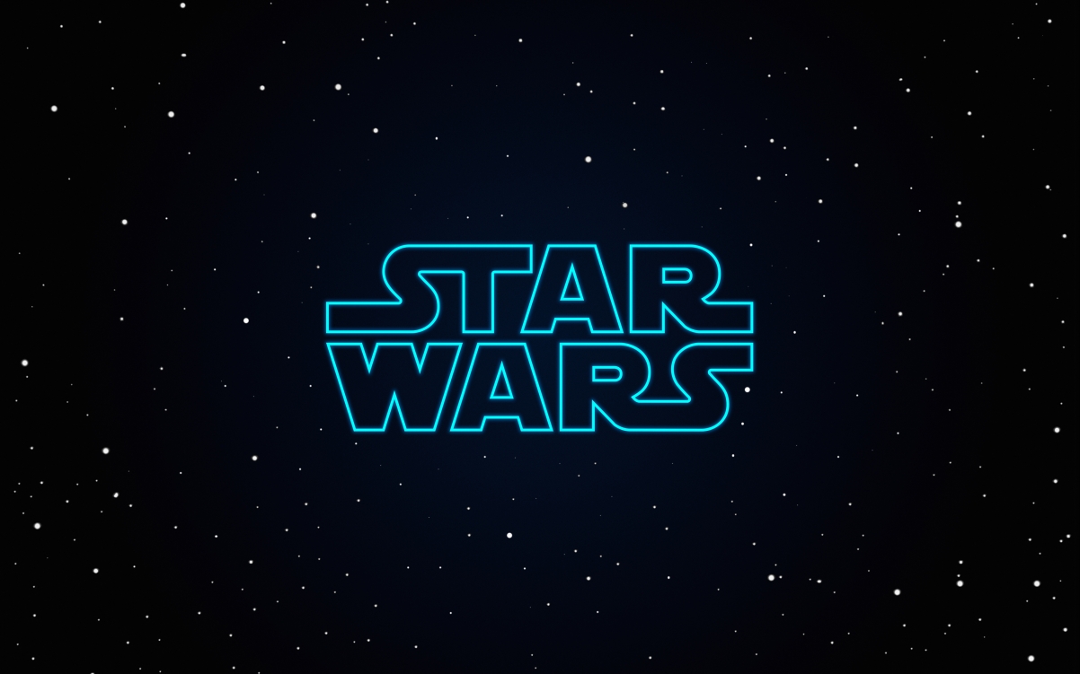 星球大战Star Wars 霓虹灯星星桌面壁纸图片