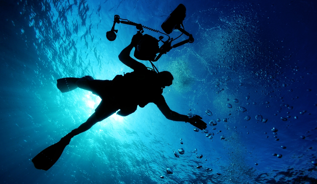 水 光 潜水员 水下 相机 跳水 游泳 探索 图片 海洋