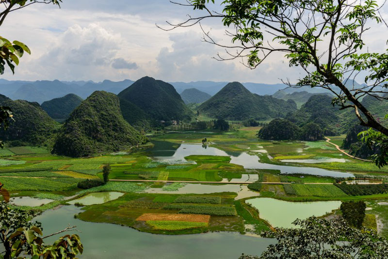 诗情画意的普者黑实拍唯美风景