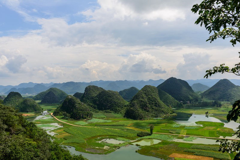 诗情画意的普者黑实拍唯美风景