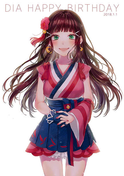 pixiv画师:sudach_koppe独创动漫角色图片黑泽明直径Kurosawa Dia 1061x1500px
